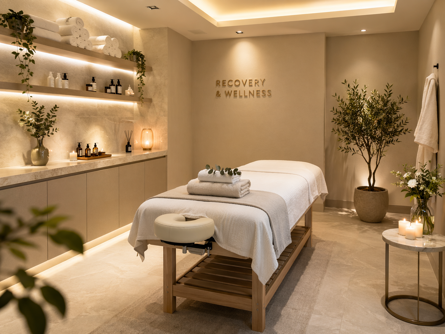 GoldBar Fitness massage room